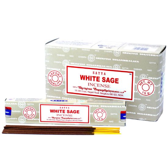 Picture of Satya Incense 15gm - White Sage