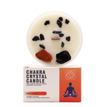 Picture of Chakra Crystal Candles - Root Chakra