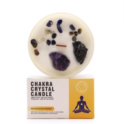 Picture of Chakra Crystal Candles - Solar Plexus Chakra