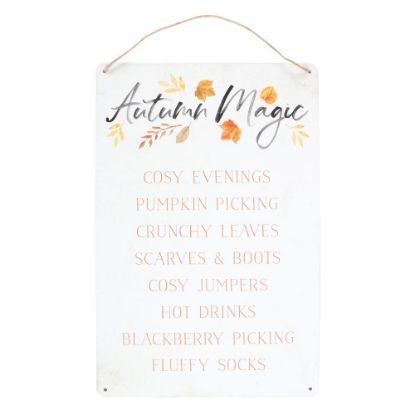 Picture of Autumn Magic Metal Hanging Sign