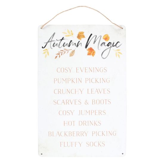 Picture of Autumn Magic Metal Hanging Sign
