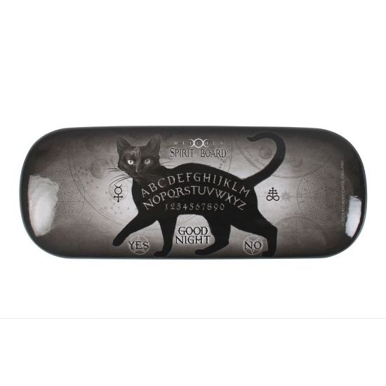 Picture of Black Cat Spirit Board Glasses Case by Alchemy