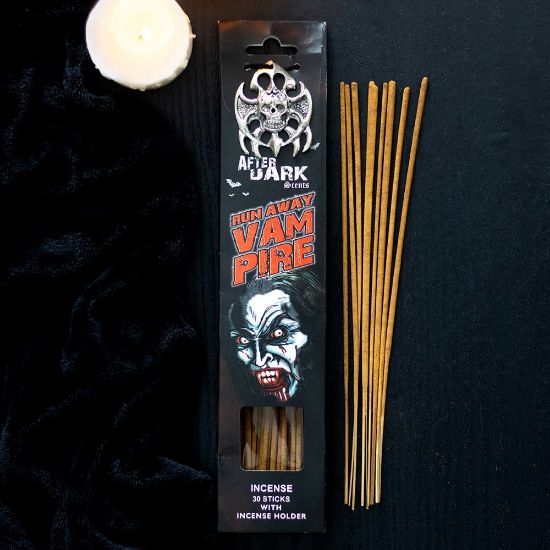 Picture of Run Away Vampire Incense Sticks with Holder