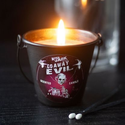 Picture of Go Away Evil Candle Bucket