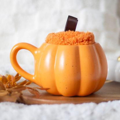 Picture of Pumpkin Shaped Mug and Socks Set