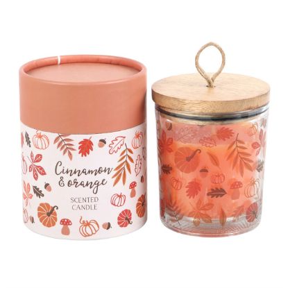 Picture of Autumn Leaves Cinnamon & Orange Candle