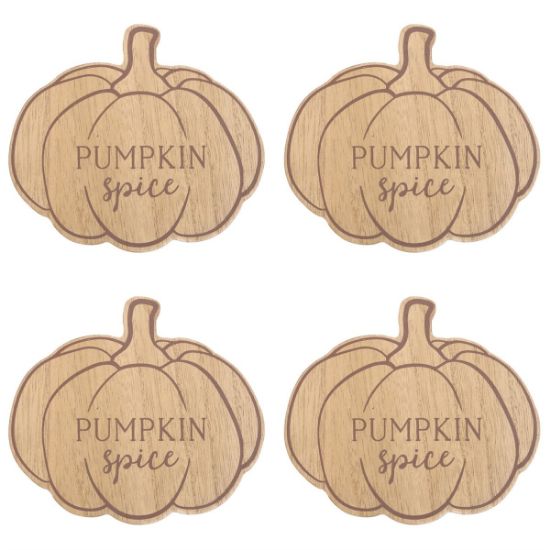 Picture of Pumpkin Spice Coaster Set