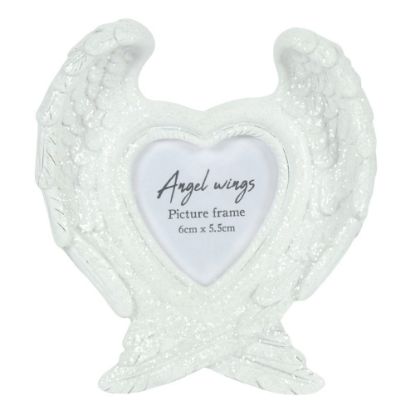 Picture of Glitter Angel Wing Photo Frame