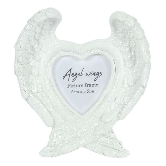 Picture of Glitter Angel Wing Photo Frame