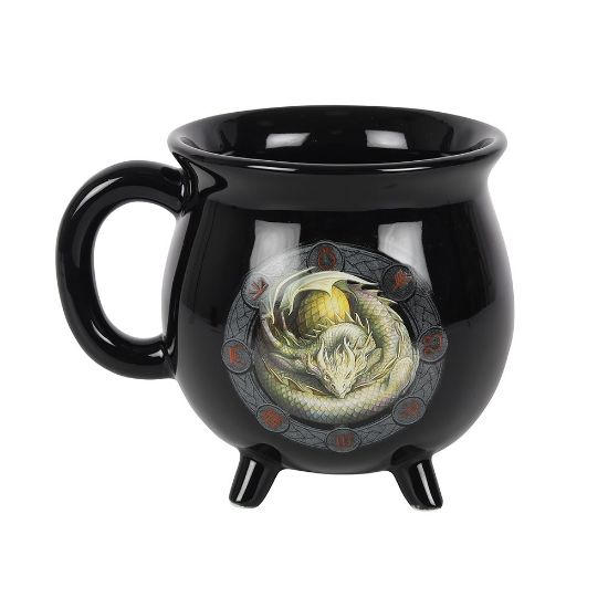 Picture of Ostara Colour Changing Cauldron Mug by Anne Stokes