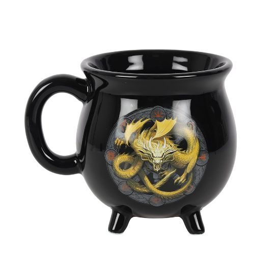 Picture of Imbolc Colour Changing Cauldron Mug by Anne Stokes