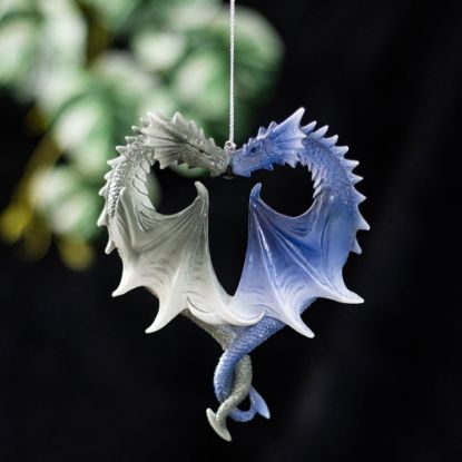 Picture of Dragon Heart Hanging Ornament by Anne Stokes
