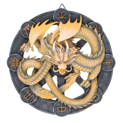 Picture of Imbolc Dragon Resin Wall Plaque by Anne Stokes