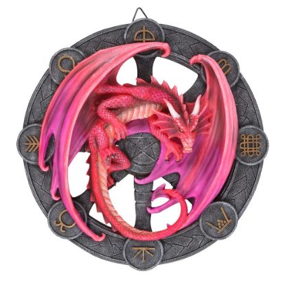 Picture of Lammas Dragon Resin Wall Plaque by Anne Stokes