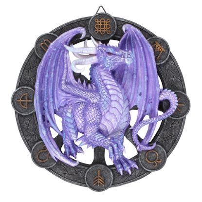 Picture of Samhain Dragon Resin Wall Plaque by Anne Stokes