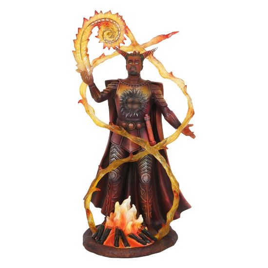 Picture of Fire Elemental Wizard Figurine by Anne Stokes