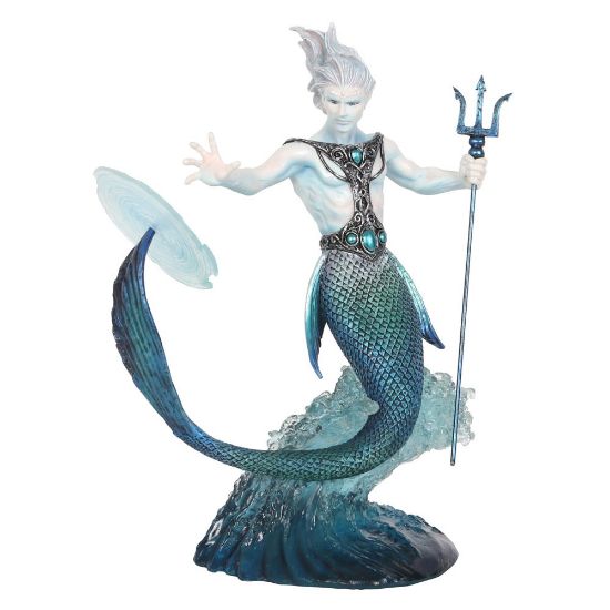 Picture of Water Elemental Wizard Figurine by Anne Stokes