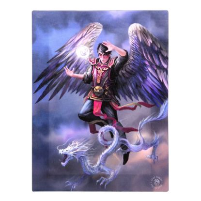 Picture of 19x25cm Air Element Wizard Canvas Plaque by Anne Stokes