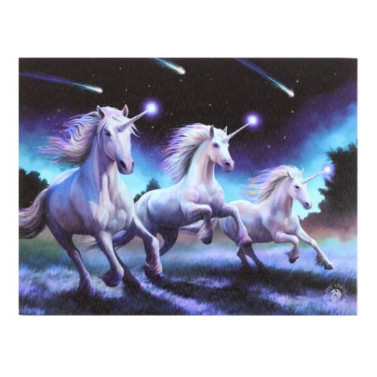 Picture of 25x19cm Shooting Stars Canvas Plaque by Anne Stokes