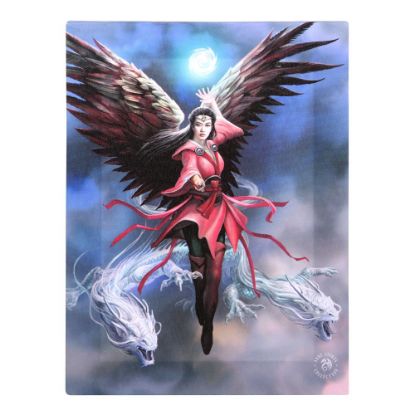 Picture of 19x25cm Air Element Sorceress Canvas Plaque by Anne Stokes