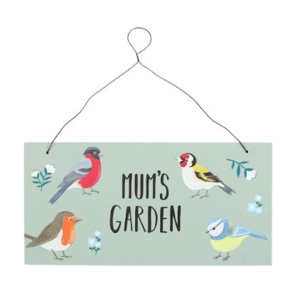 Picture of Mum's Garden British Garden Birds Sign