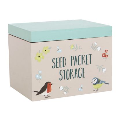Picture of British Garden Birds Seed Packet Storage Box