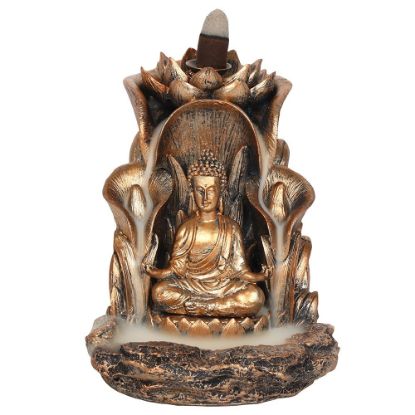 Picture of Bronze Buddha Backflow Incense Burner 