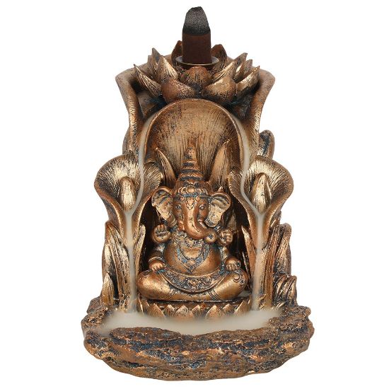 Picture of Bronze Ganesh Backflow Incense Burner