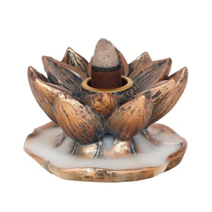 Picture of Bronze Lotus Backflow Incense Burner