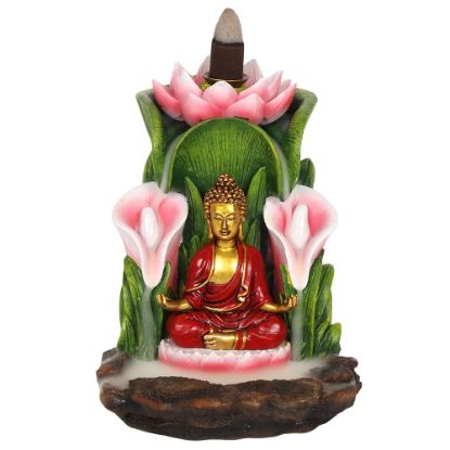 Picture of Colourful Buddha Backflow Incense Burner