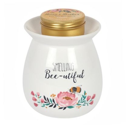 Picture of Large Smelling Bee-utiful Wax Melt Burner Gift Set