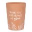 Picture of Thank You For Helping Me Grow Terracotta Plant Pot 