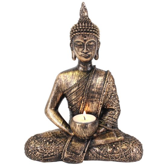 Picture of Sitting Thai Buddha Tealight Holder