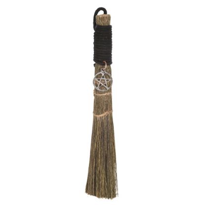 Picture of 20cm Broom with Pentagram Charm