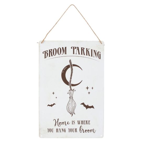 Picture of Broom Parking Metal Sign
