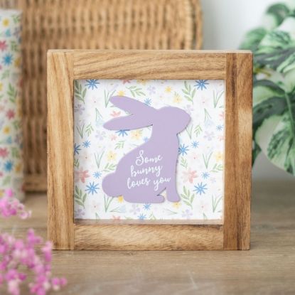 Picture of Some Bunny Loves You Wooden Frame Sign