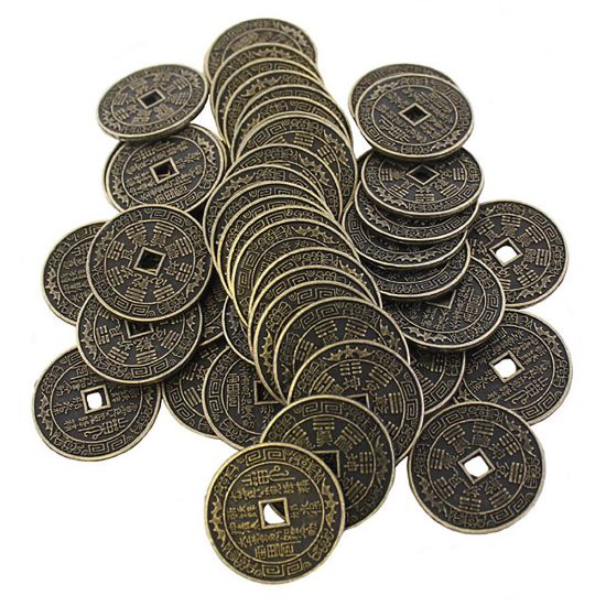 Picture of Set of 50 3.5cm Chinese Coins 