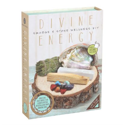 Picture of Divine Energy Smudge and Stone Wellness Kit