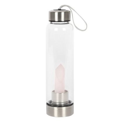 Picture of Rose Quartz Purifying Glass Water Bottle