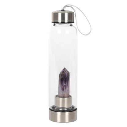 Picture of Amethyst Calming Glass Water Bottle