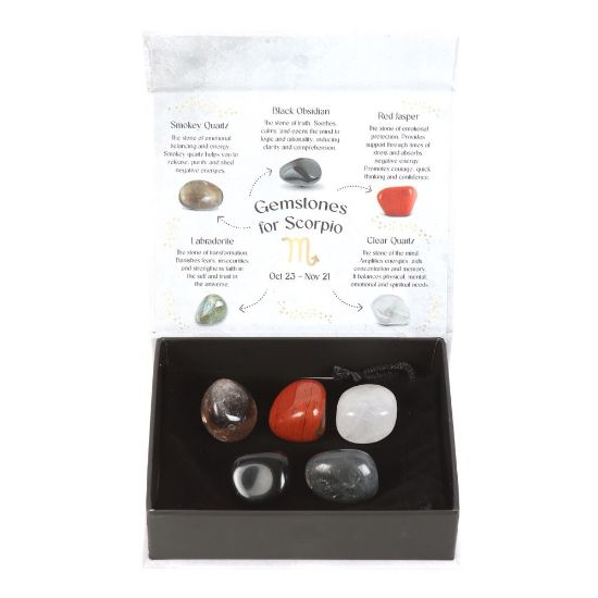Picture of Scorpio Crystal Tumblestone Set