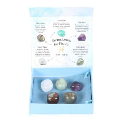 Picture of Pisces Crystal Tumblestone Set