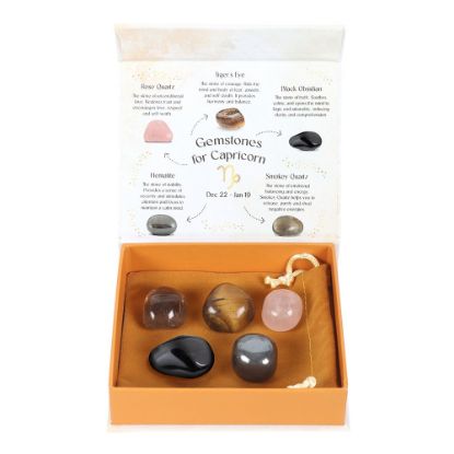 Picture of Capricorn Crystal Tumblestone Set