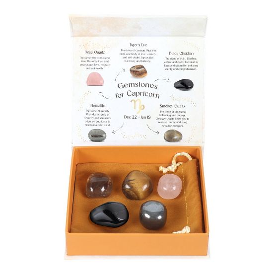 Picture of Capricorn Crystal Tumblestone Set