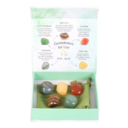Picture of Leo Crystal Tumblestone Set