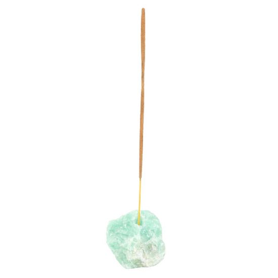 Picture of Green Fluorite Crystal Incense Stick Holder