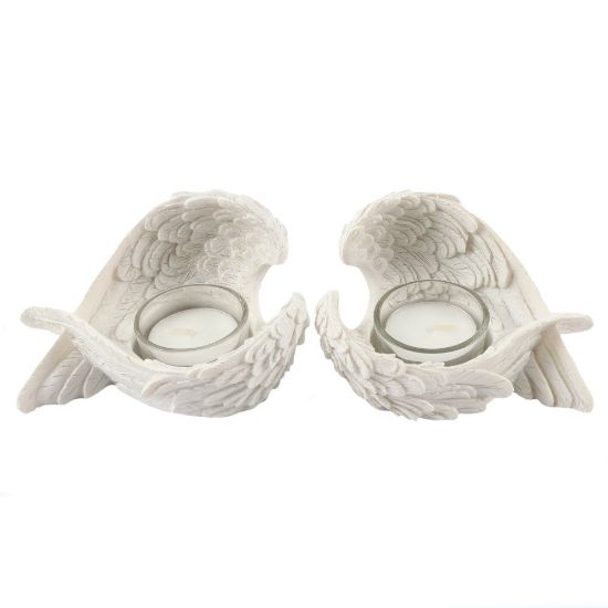 Picture of Set of 2 Winged Candle Holders