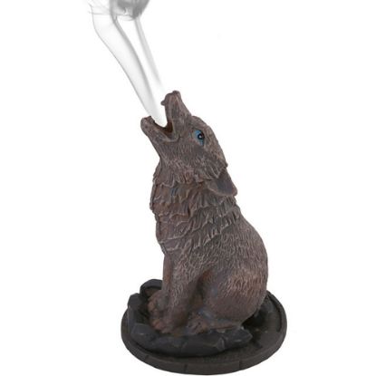 Picture of Wolf Incense Cone Holder by Lisa Parker