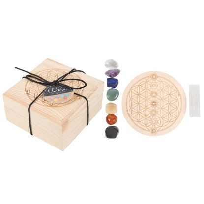 Picture of Chakra Crystal Grid Gift Set