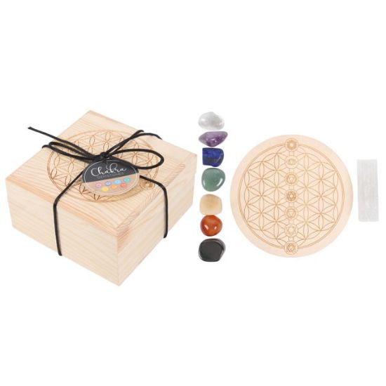 Picture of Chakra Crystal Grid Gift Set